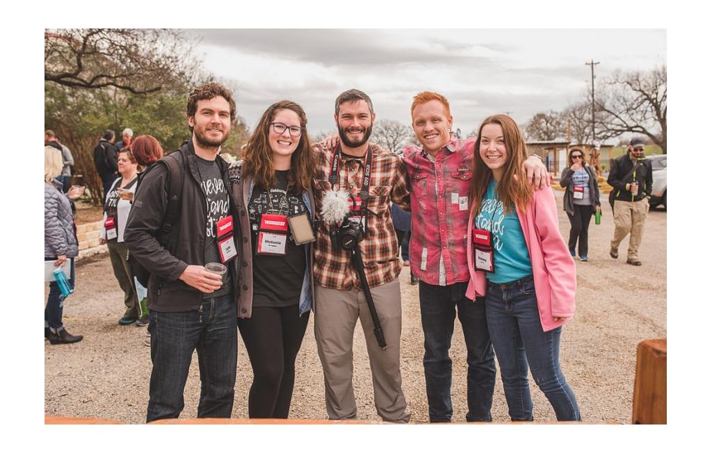 Melanie and Jeremy Scroggins with their Summit friends