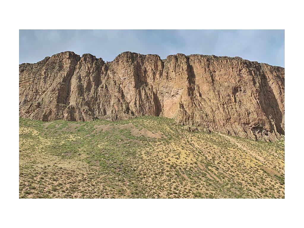 View of mountains in the campground