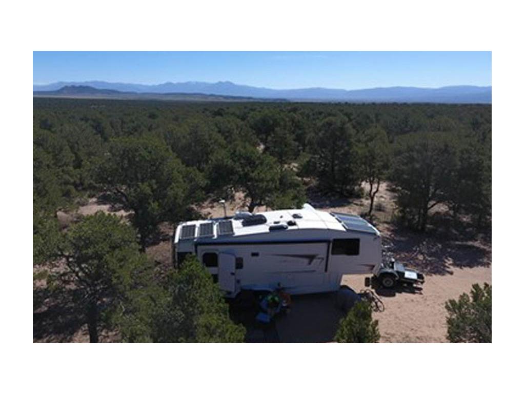 The Ryans parked on the beach boondocking