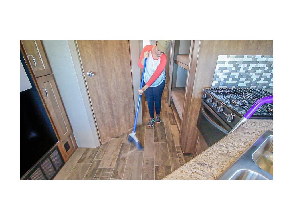 Jess sweeping RV