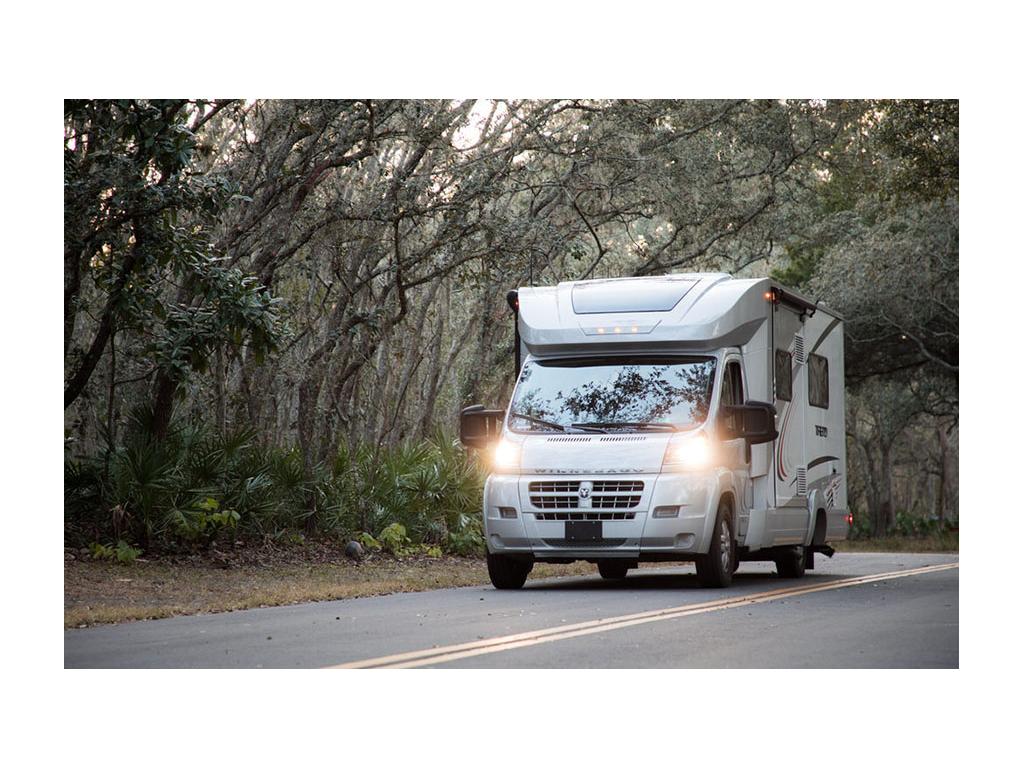 Trend driving down Florida State road