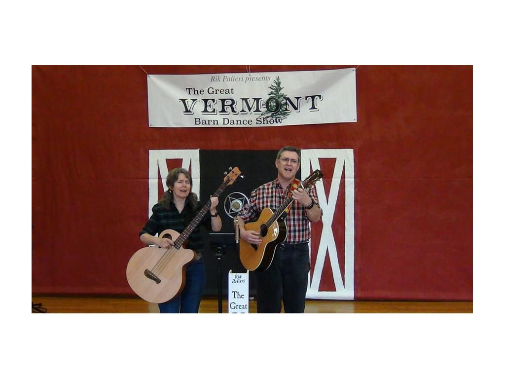 Faith and Daniel Senie performing at Vermont Barn Dance Show