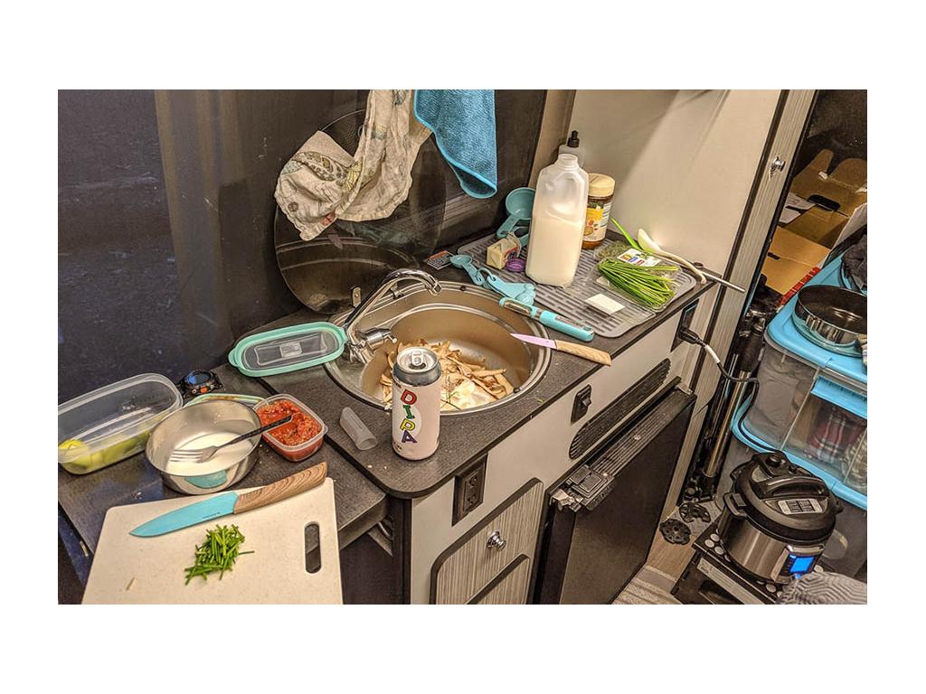 Meal prep inside Revel