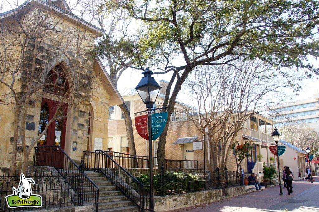Buildings in the Historic Arts Village.