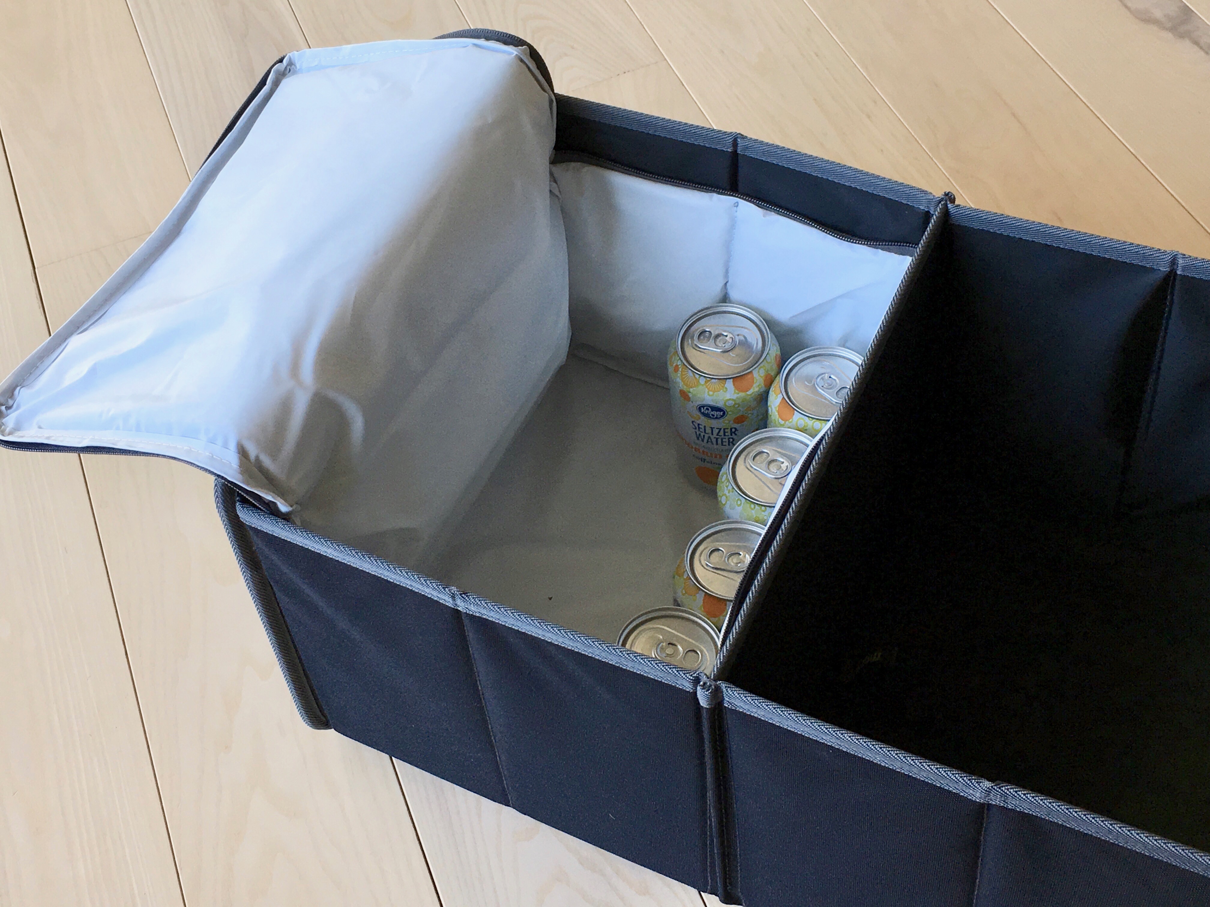 Detail view of Meori box quality and design