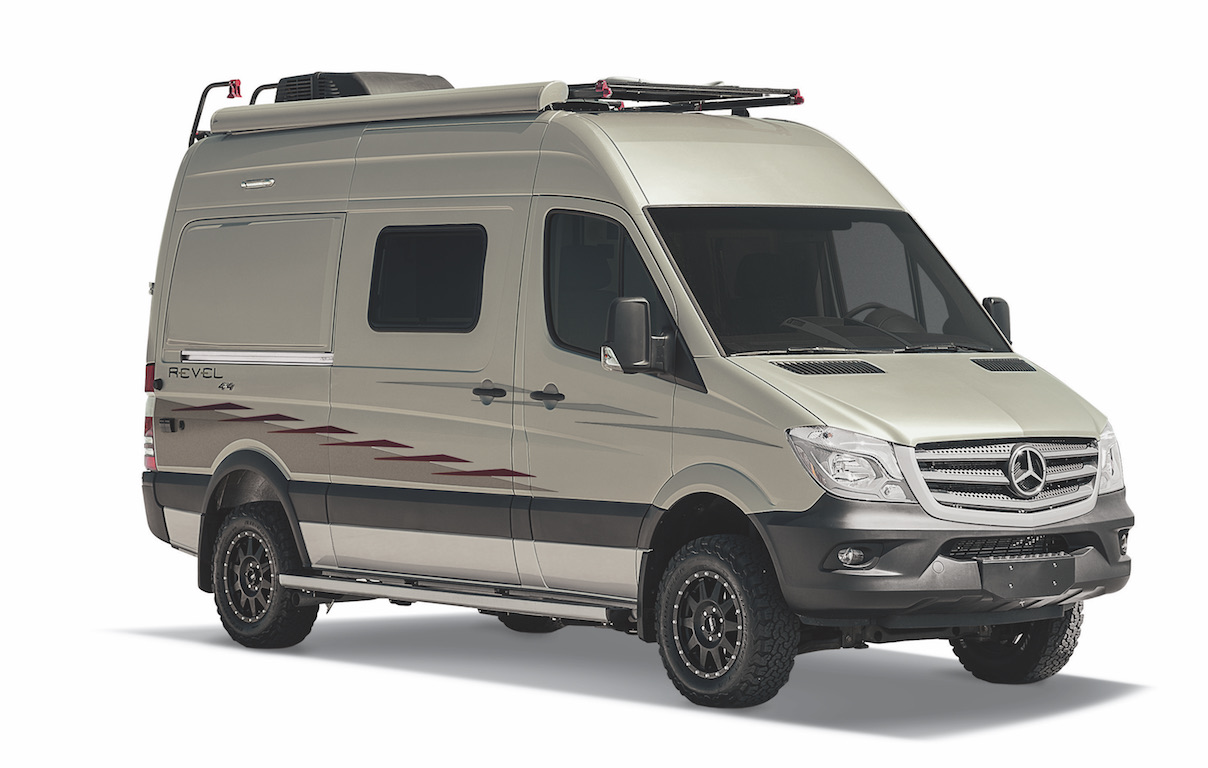 Exterior of the Winnebago Revel.