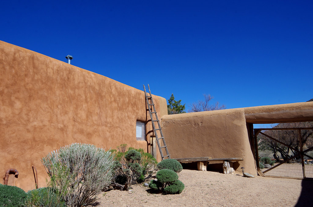 Exterior of the O'Keeffe home