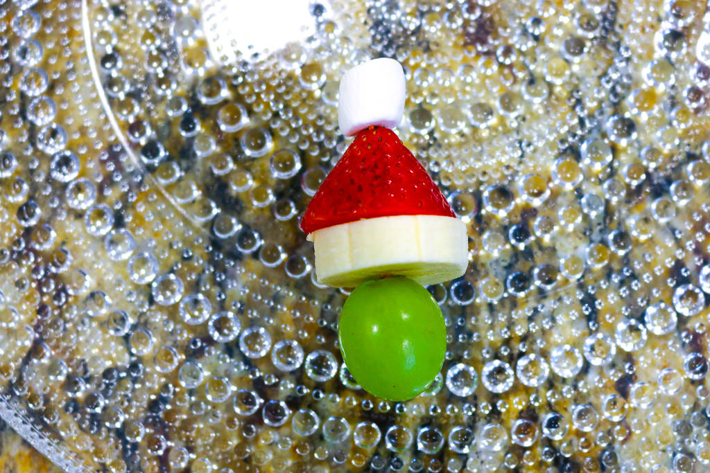 Grinch Santa Fruity Treats