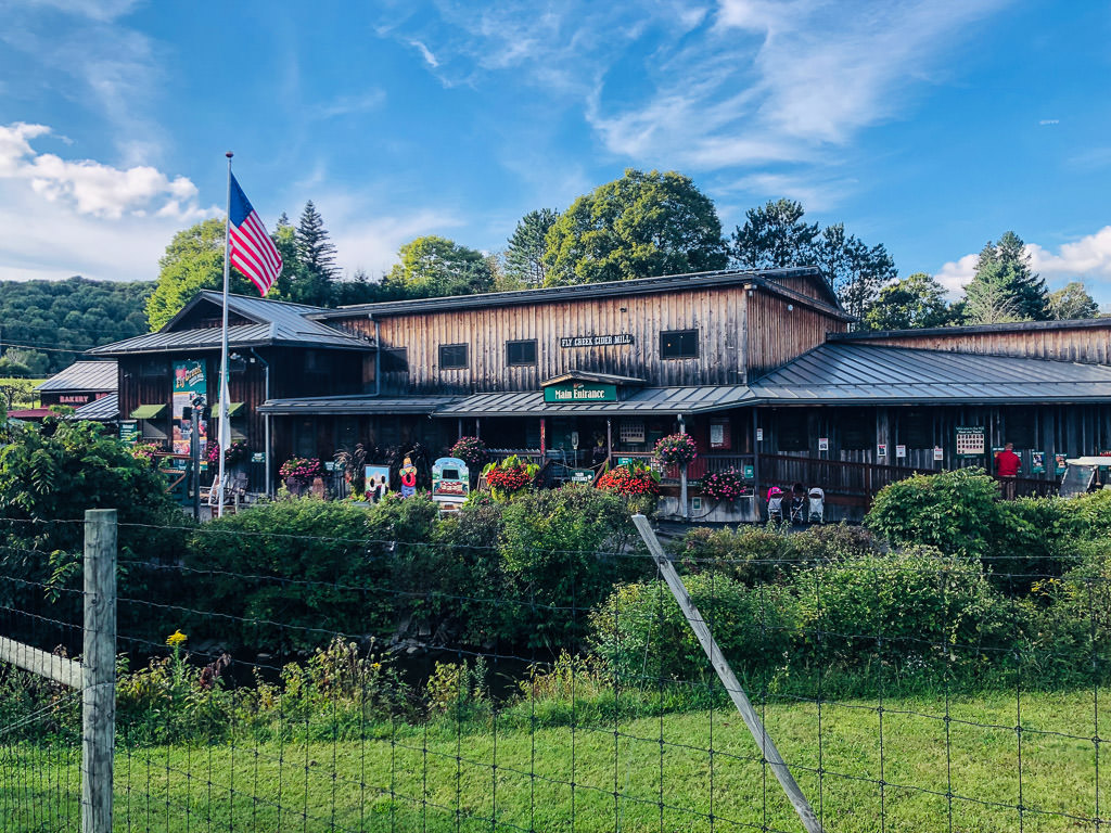 Exterior of Fly Creek Cider Mill